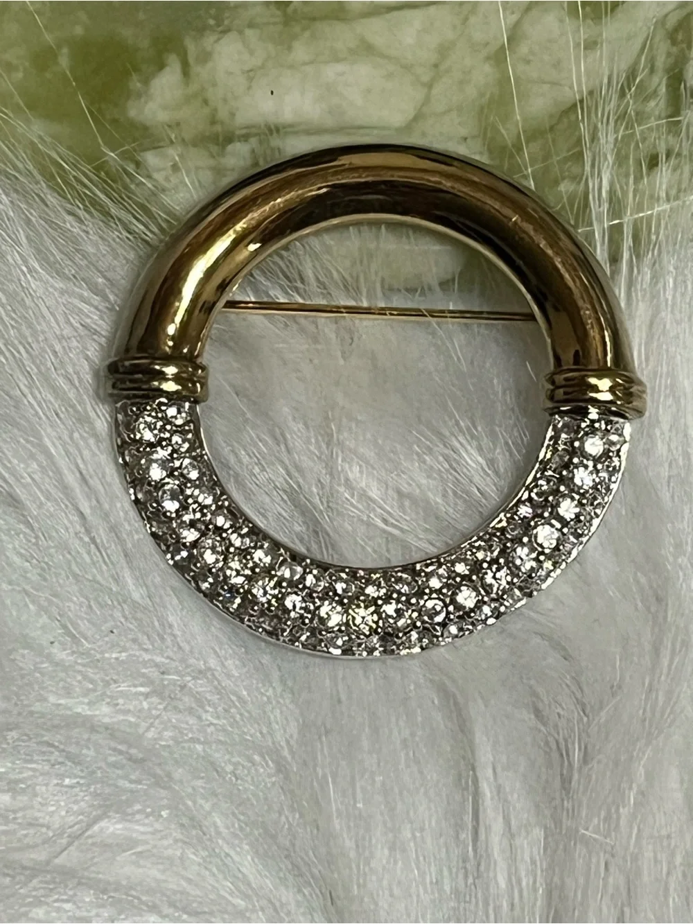Swarovski Circle Brooch